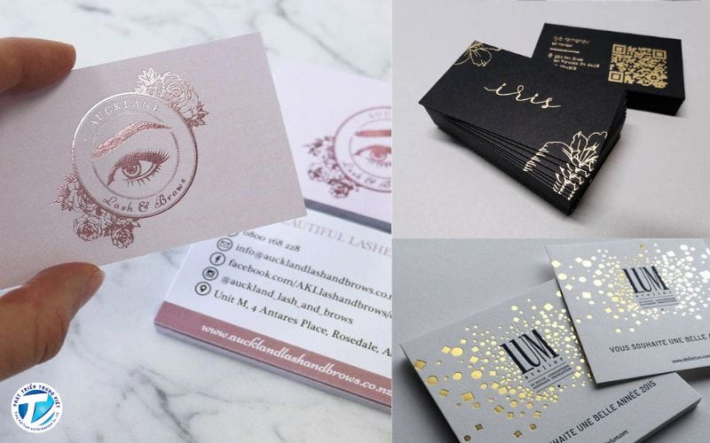 Mẫu card visit ép kim đẹp